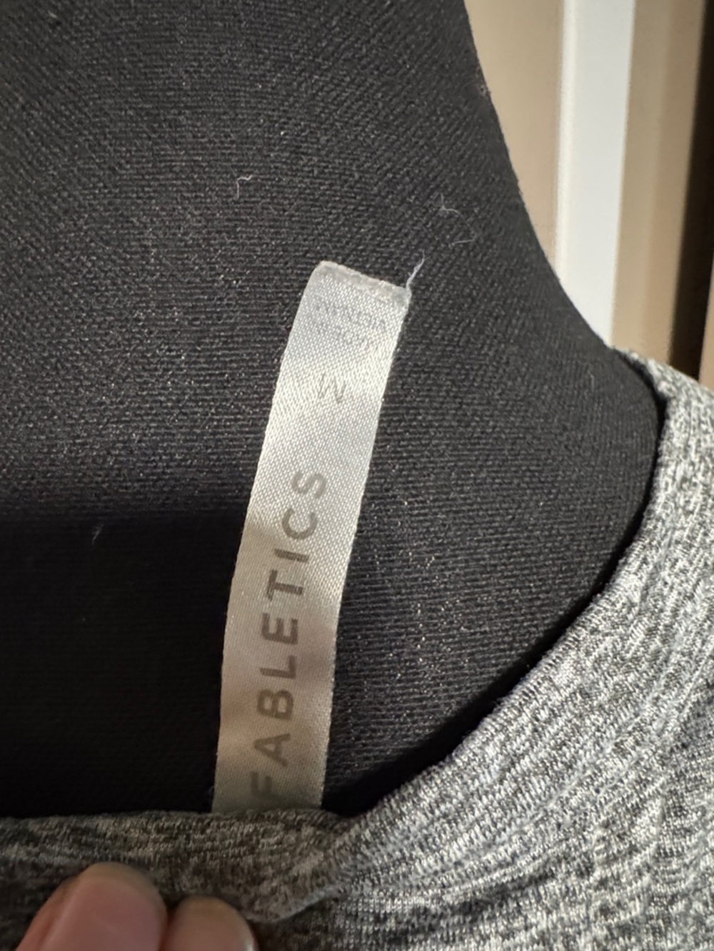 Fabletics Heather Gray Racerback Tank - Picture 2 of 6